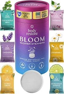 Body Restore Shower Steamers Aromatherapy 6 Pack – Fathers Day Gift for Dad, Birthday Gifts for Women & Men, Spa Stress Relief & Relaxation...